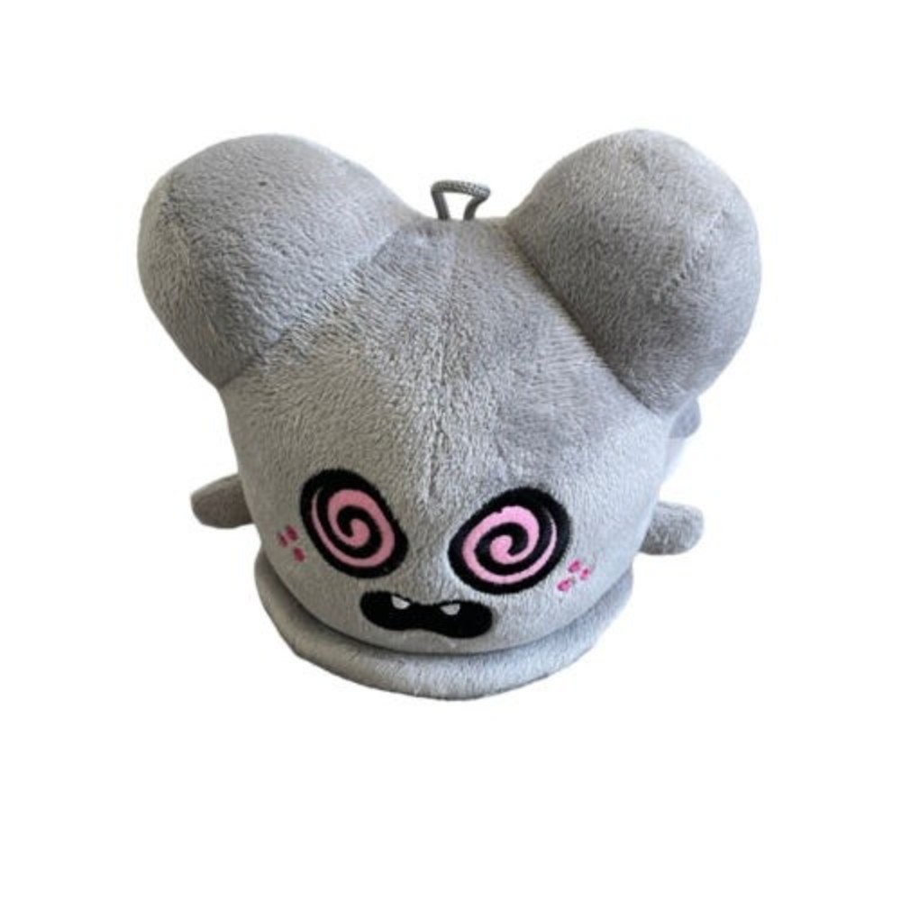 Buff Monster Plush Get It On Limited HTF EUC Gray Pink